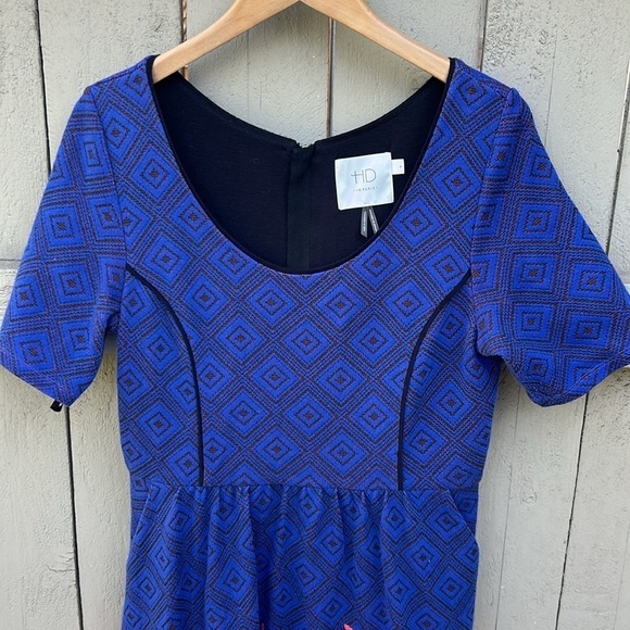 Anthropologie HD in Paris A-Line Floral Dress Bohemian Classic Summer Vibes Sz M - Picture 3 of 7